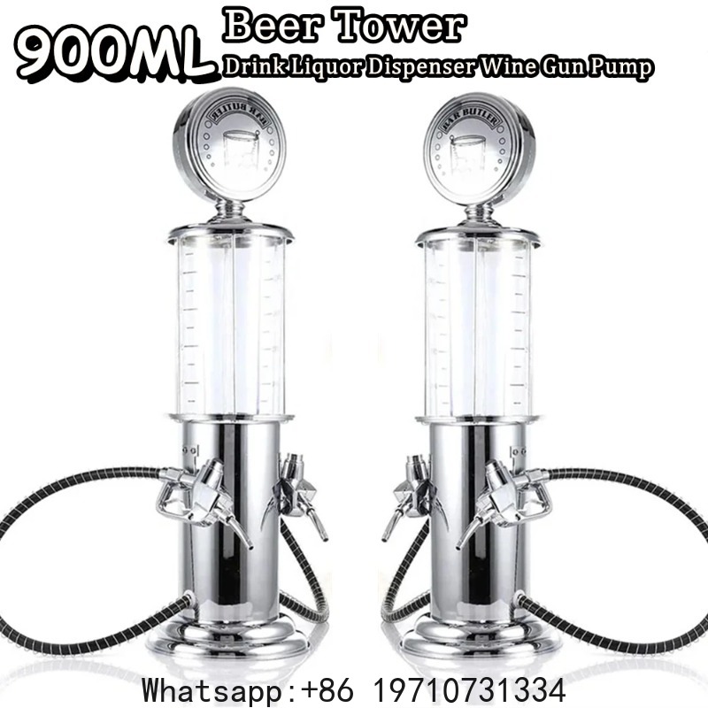 Wine Beer Garden - 900ML Biertoren Drankdispenser Wijnpomp, 1/2-Shot Drank