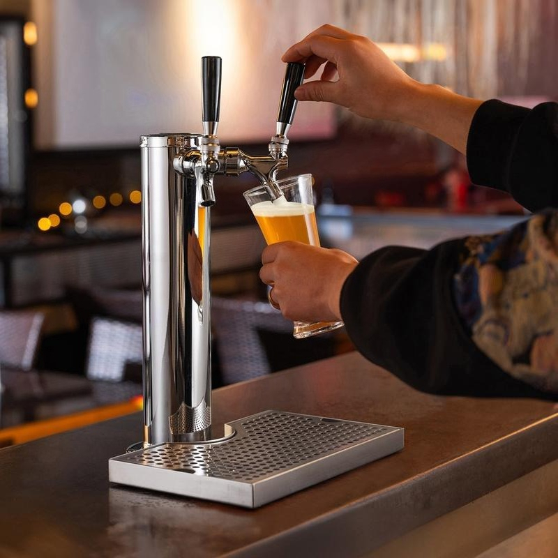 Beer Wine Kit - Kegerator Tower Kit, Dubbele Tap Bier