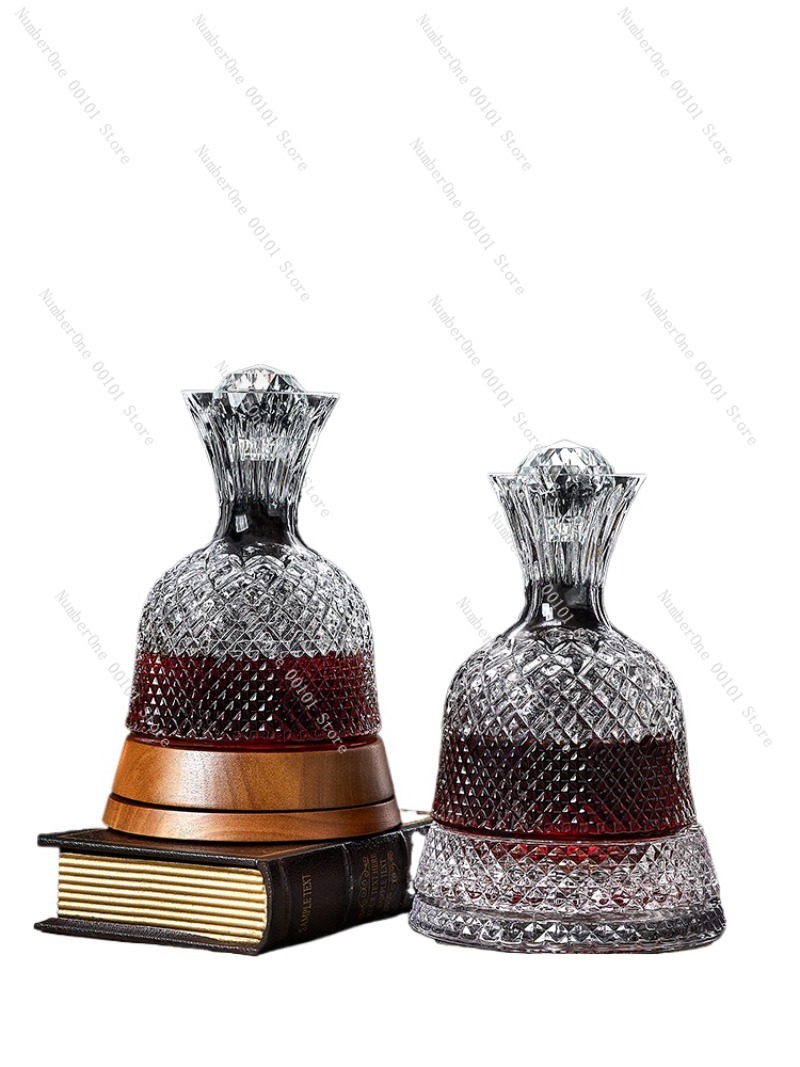 Decanter Aerator Set - Luxe roterende wijnkaraf voor thuis, efficiënt