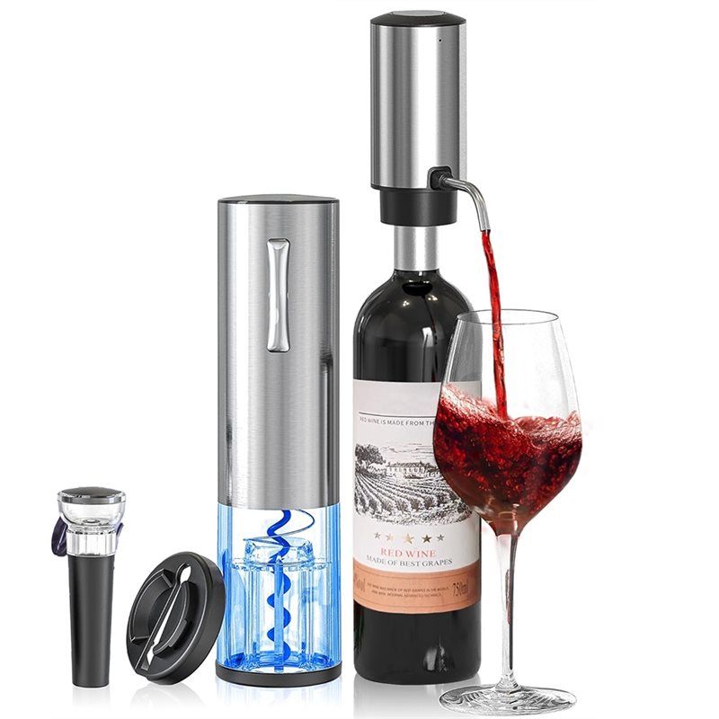 Decanter Aerator Set - NIEUW! A61I Wijnopener Beluchter 4-in-1 Oplaadbare