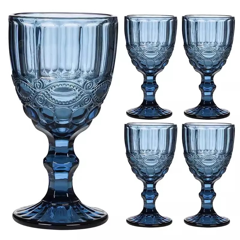 Wine Beer Foot - Hoge voet kleur kristalglas koffiekop, hittebestendige
