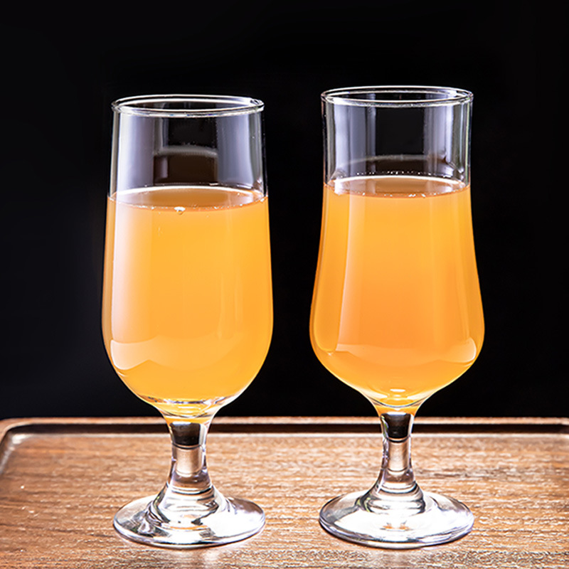 Wine Beer Foot - Verdikte hoge voet sapglazen beker voor