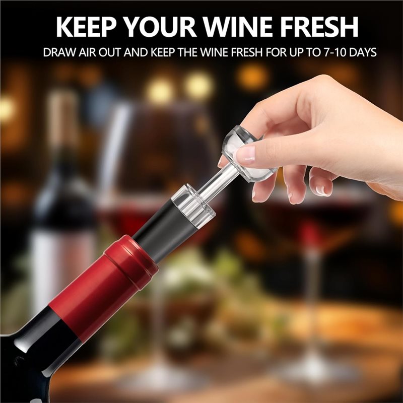 A84G-Elektrische wijnopener 4- - Decanter Aerator Set recensie en prijs