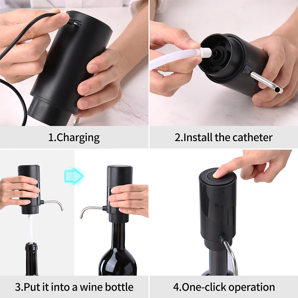 Automatische Wijn Beluchter Di - Decanter Aerator Set recensie en prijs
