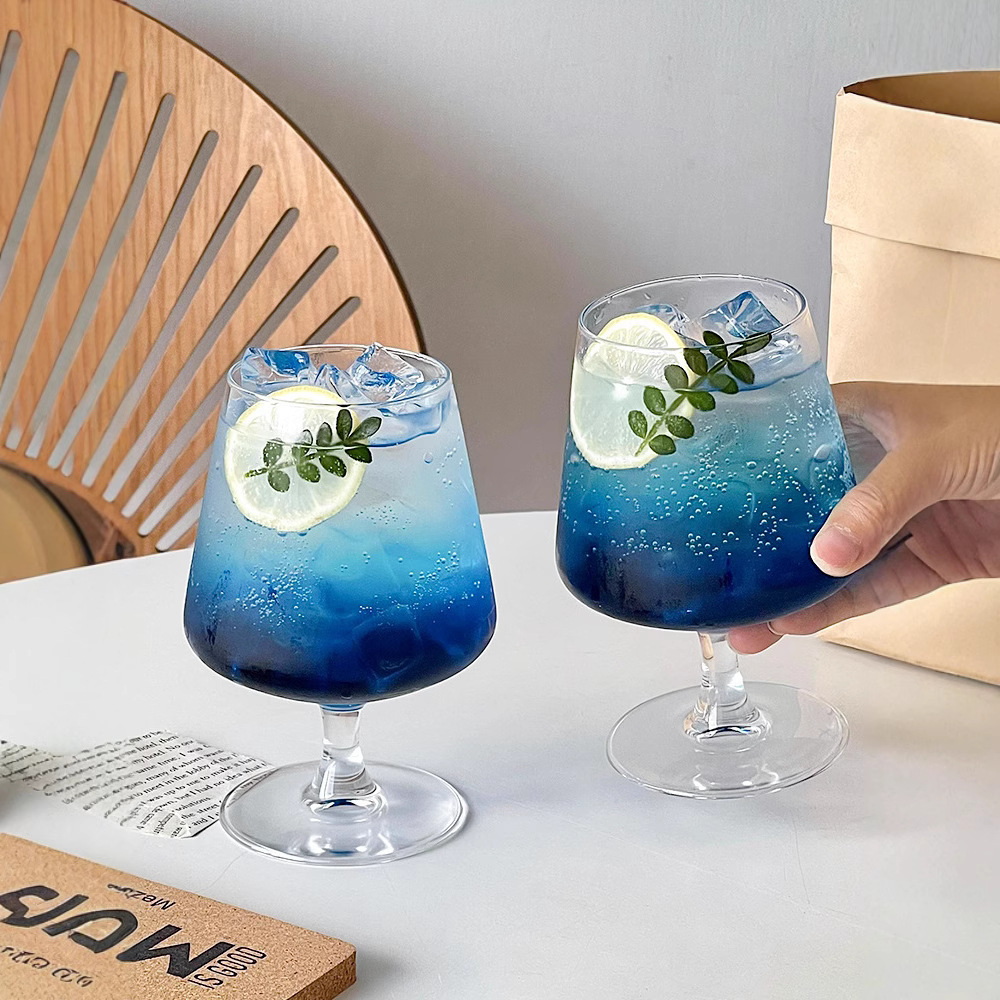 Hoog uiterlijk glazen beker me - Wine Beer Foot recensie en prijs