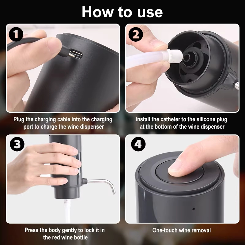 Intelligente elektrische wijnb - Decanter Aerator Set recensie en prijs