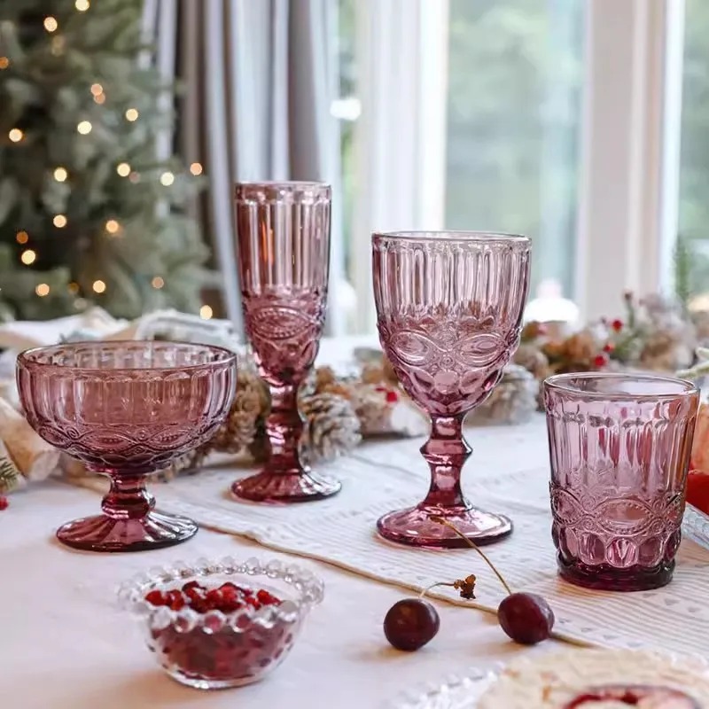 Hoge voet kleur kristalglas ko - Wine Beer Foot recensie en prijs