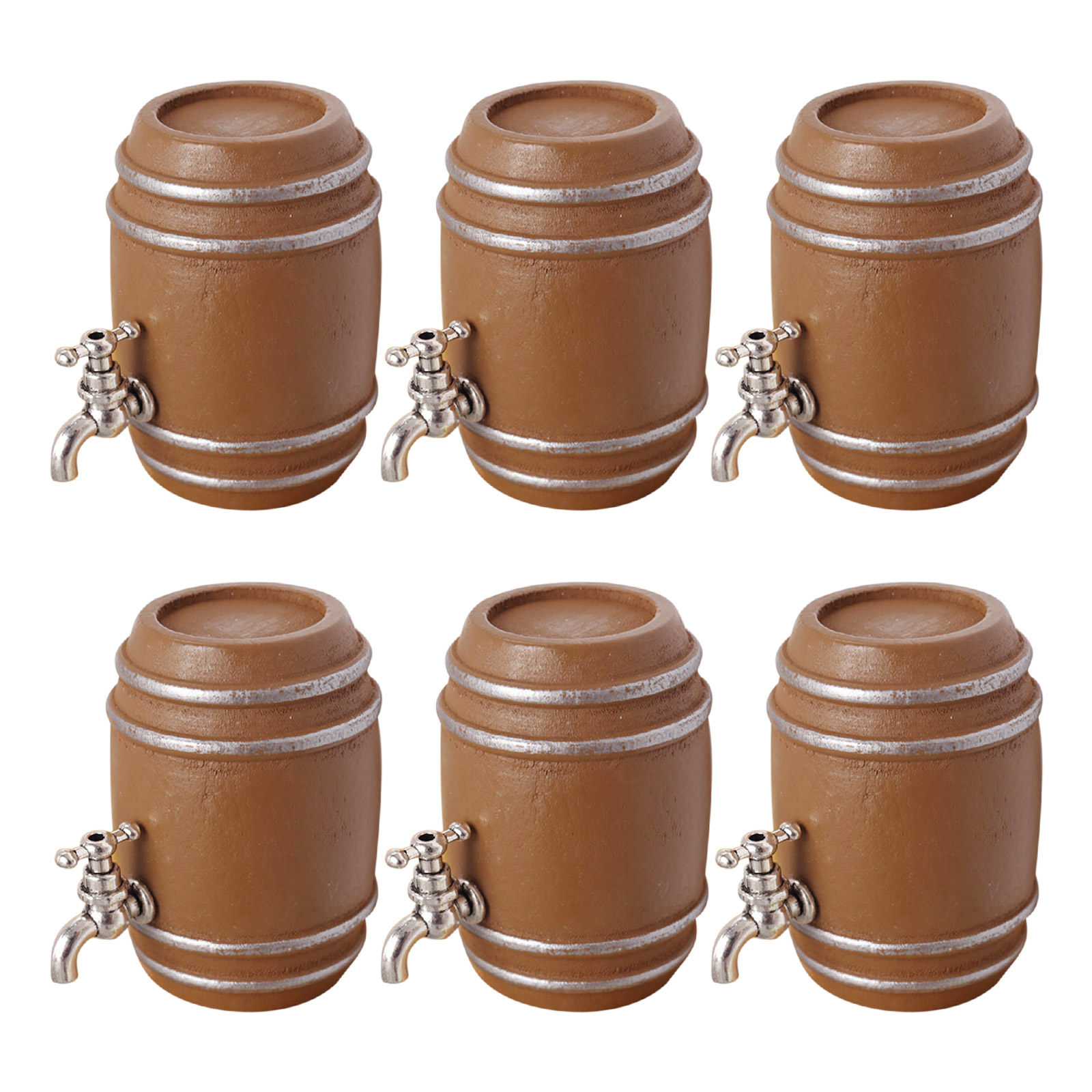 6 stuks miniatuur houten wijnv - Wine Beer Garden recensie en prijs