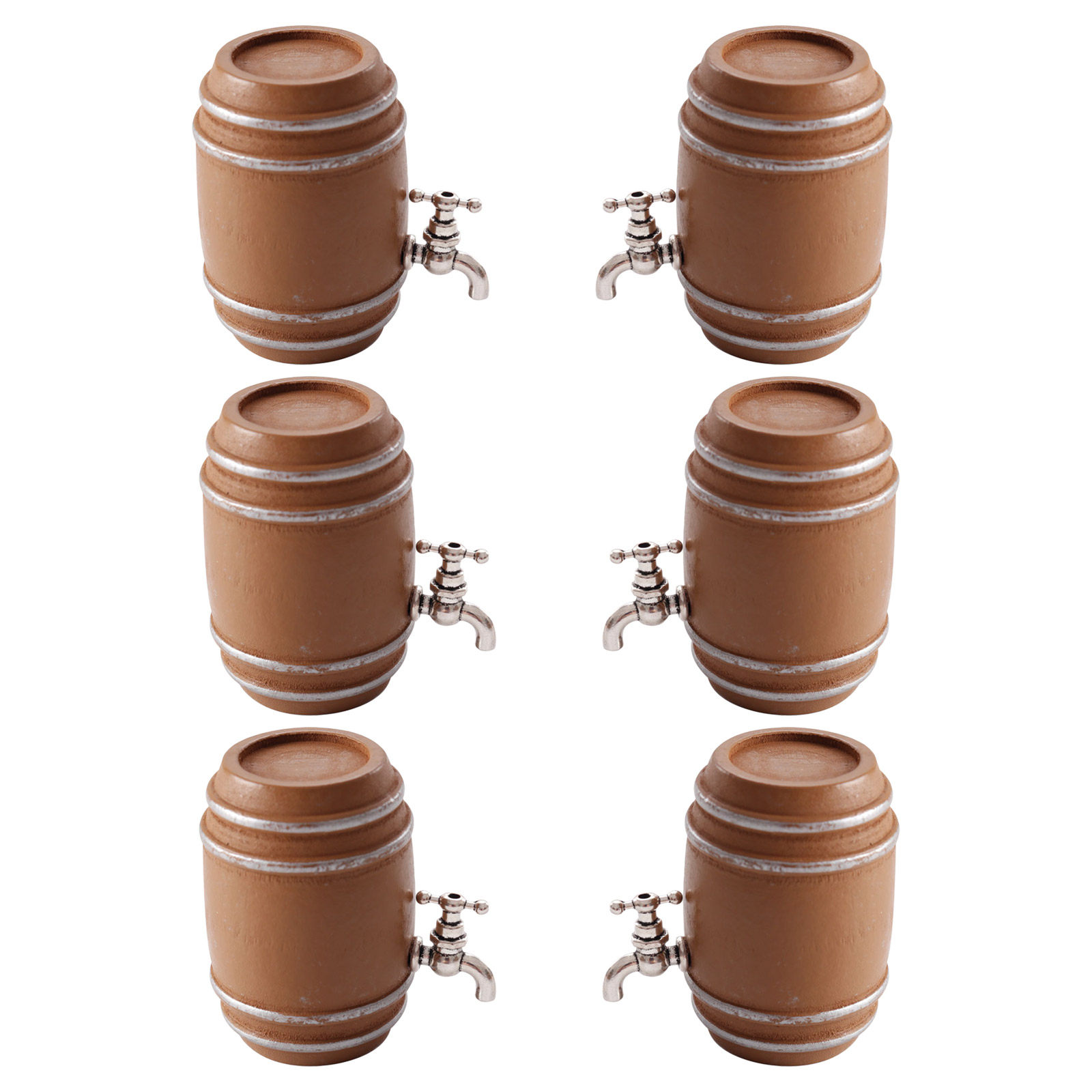 6 stuks miniatuur houten wijnv - Wine Beer Garden recensie en prijs