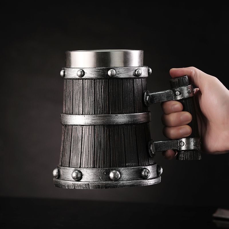 Houtnerf Bierglas Hars Roestvr - Wine Beer Glass recensie en prijs