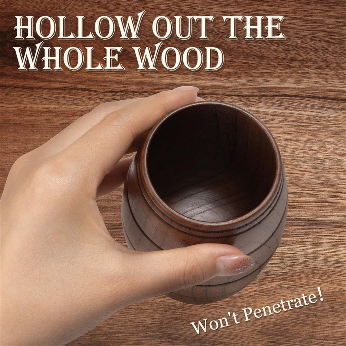 X10A 2 stuks klassieke houten  - Wine Beer Coffee Drink recensie en prijs