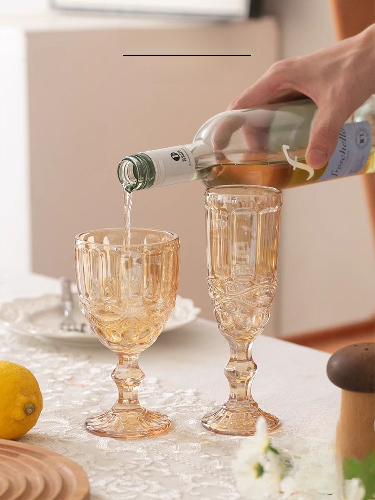Amber Relief Champagneglas met - Wine Beer Foot recensie en prijs
